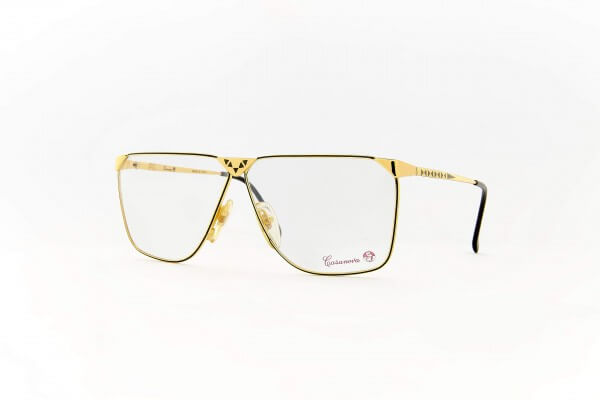 CASANOVA NM 9 SQUARE VINTAGE FRAME IN GOLD METAL