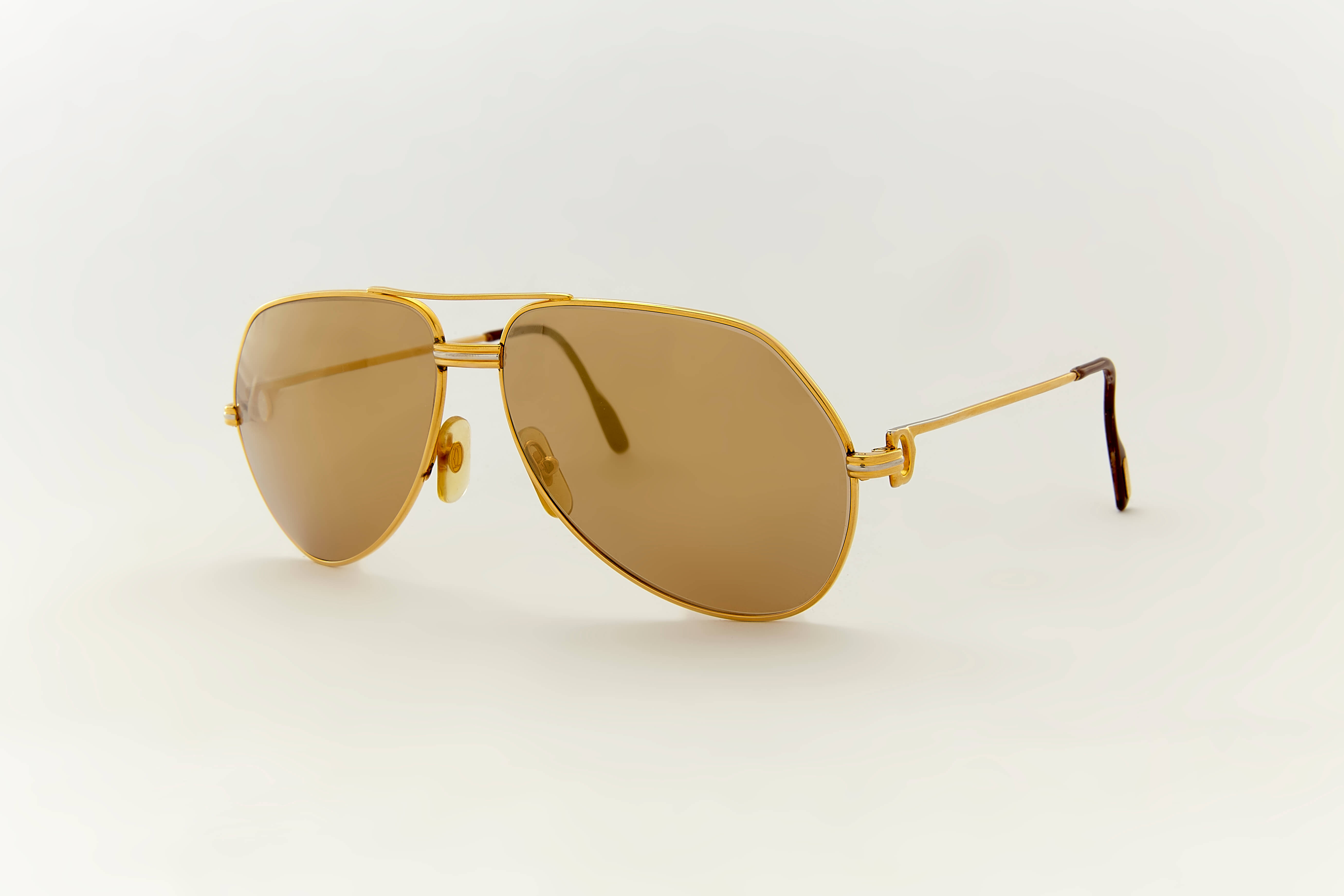 Cartier Vendome Louis Aviator Sunglasses